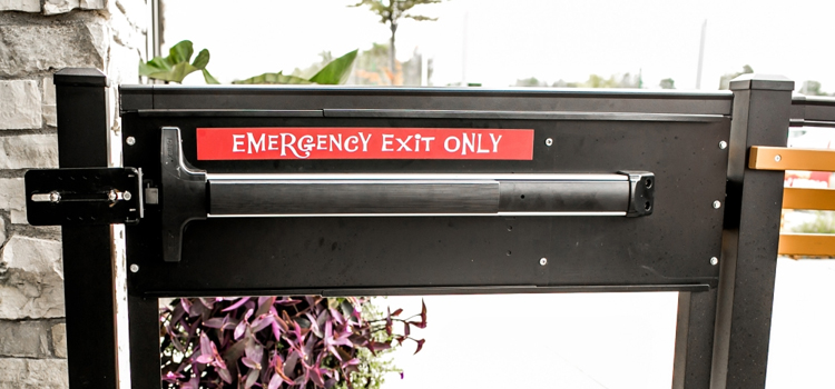 emergency push bar installation in Imperial
